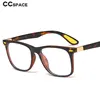 TR90 Anti-bleu lumière carré lunettes cadres hommes femmes optique mode ordinateur lunettes 45843 ► Photo 2/6