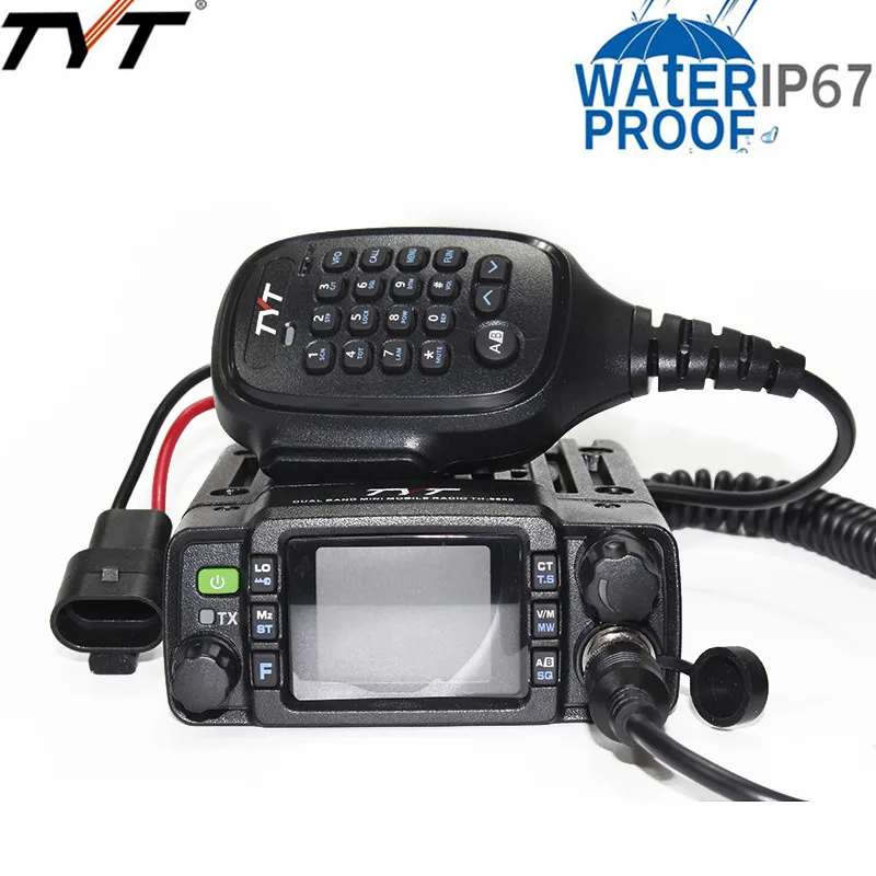 TYT TH-8600 мини двухдиапазонный IP67 Водонепроницаемый Мобильный приемопередатчик 136-174 МГц/400-480 МГц 25 Вт любительский автомобильный радиоприемник