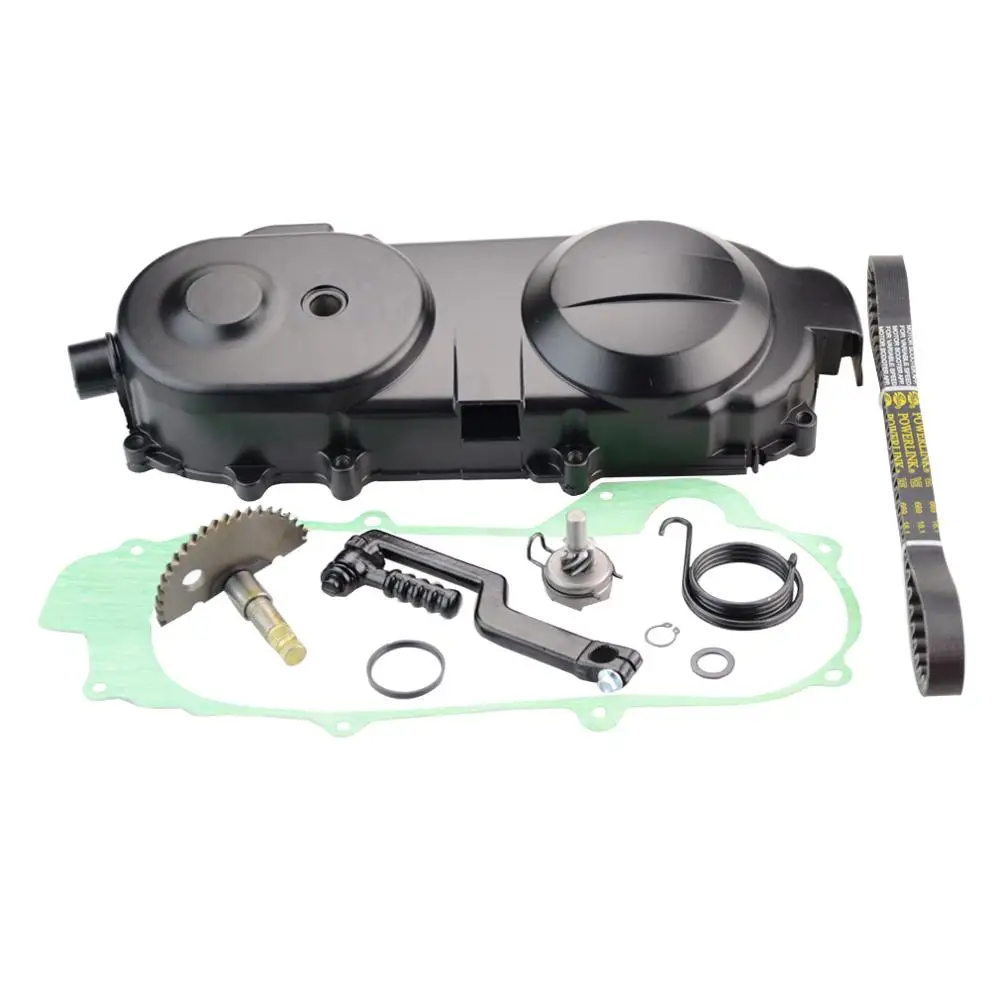 

GOOFIT 669 Belt kick starter gasket Right Engine Cover Crankcase Starter For GY6 50cc 60cc 80cc 100c Scooter Moped P038-410