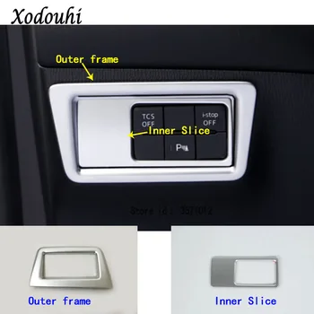 

Car Detector Stick ABS Chrome Front Head Fog Light Switch Trim Frame Lamp 1pcs For Mazda CX-5 CX5 2nd Gen 2017 2018 2019 2020