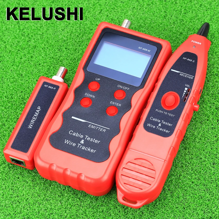KELUSHI NF 868 Network LAN Phone Tester Wire Tracker USB Coaxial Cable