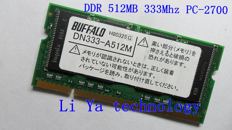 BUFFALO Melco DDR 333Mhz 512MB notebook memory SODIMM computer RAM Original authentic Free 3g|computer ram brandscomputer ram test AliExpress