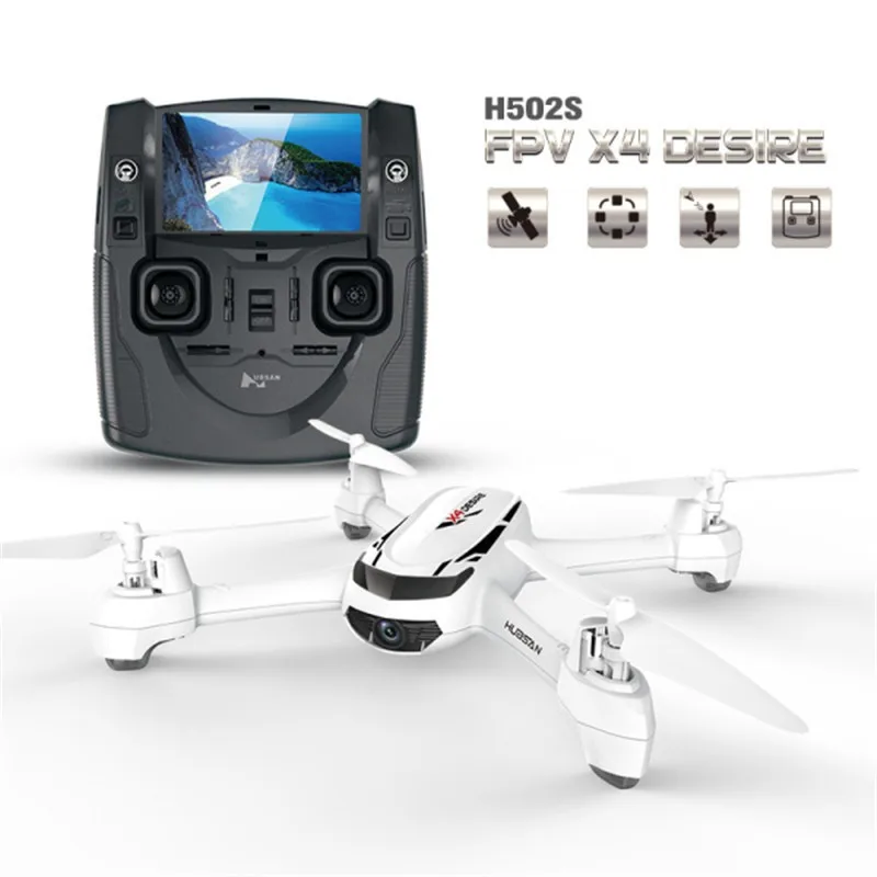 (Получите дополнительный аккумулятор) оригинал HUBSAN FPV X4 DESIRE H502S 5 8G с камерой 720P HD GPS