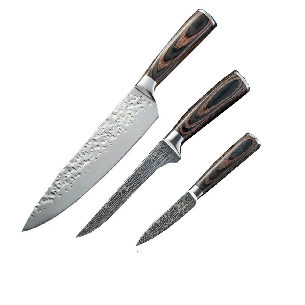 

DAOMACHEN High Carbon Stainless Steel Kitchen 8 Inch Chef's Knife Silver knife Fish knife Fruit knife Free shipping