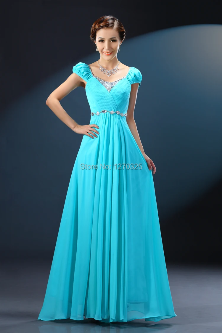 Robe Demoiselle D'honneur Сексуальная V образным вырезом шифоновое платье с украшением в
