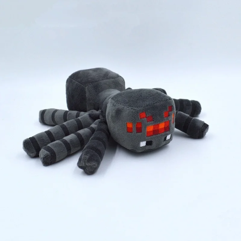 Minecraft Plush Toys 16-26cm Minecraft Creeper Enderman Wolf Steve Zombie Spider Sketelon Plush Stuffed Toys for Kids Baby Toys