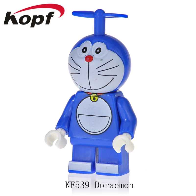 

KF539 Single Sale Building Blocks Cartoon Figures Daisy Duck Doraemon Mickey Mouse Action Bricks Model For Children Toys Gift