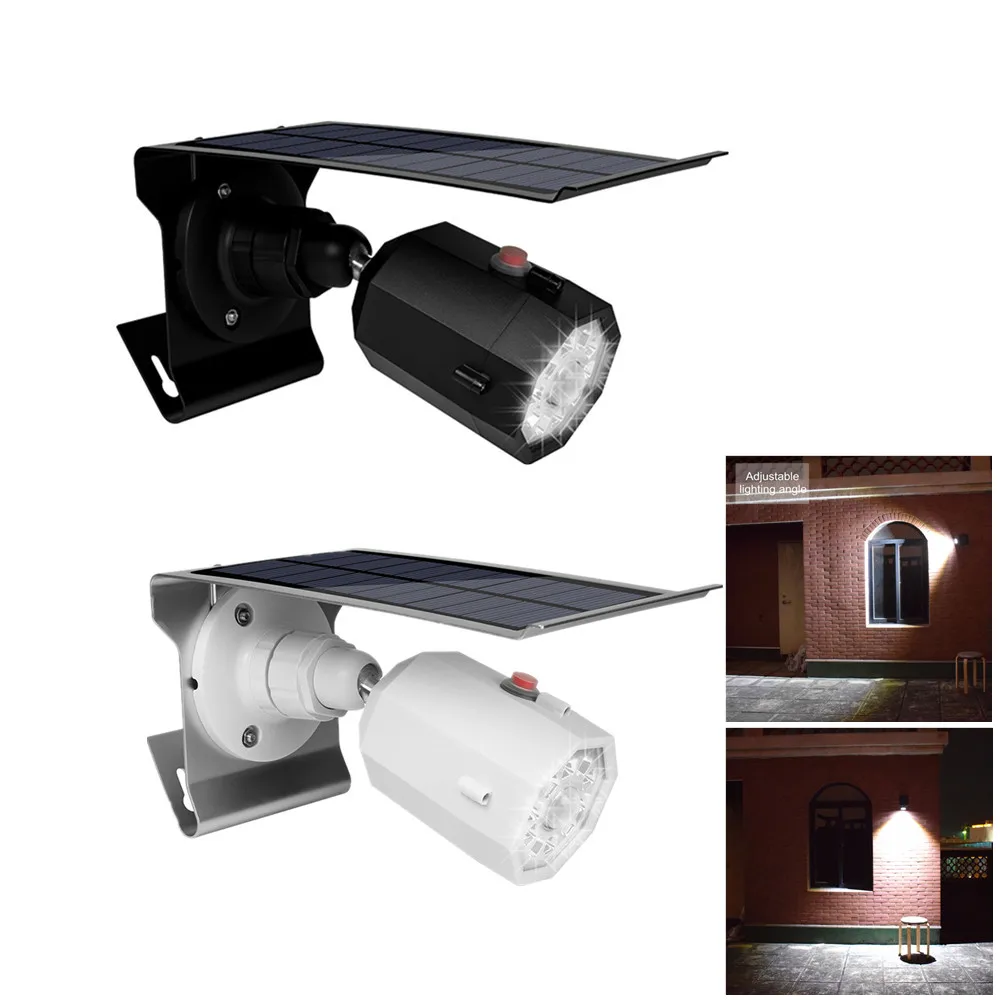 

LED Solar Light Motion Sensor 360 Degree Adjustable Security Solar Lamp Camera Shape Auto Waterproof Garden Wall Lighting