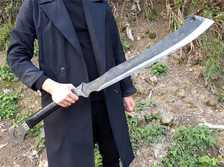 Замечательный охотничий открытый меч Dao острый меч высокий клинок из марганцевой стали
