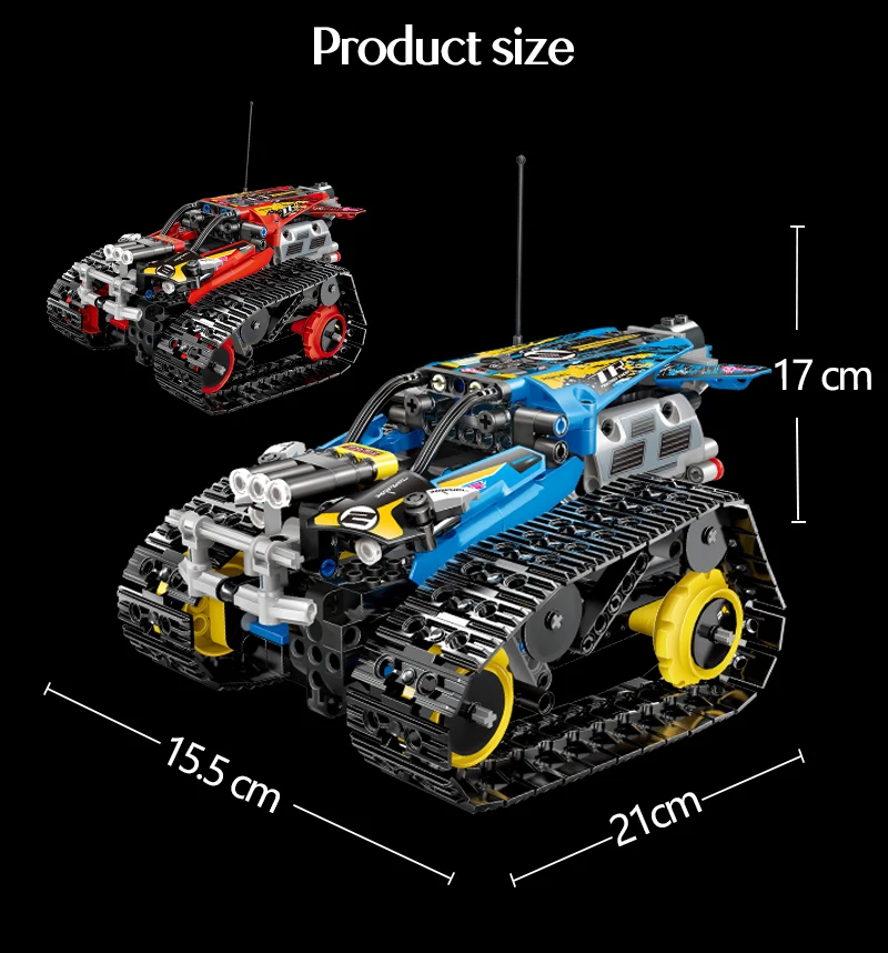 Blocos de Construção Brinquedos para Crianças Criador Controle Remoto Carro Tijolos Técnica rc Rastreado Racer Modelo Presente 391 Pçs App 17 Cheap Blocos