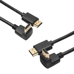 Левый/правый угол короткие HDMI 1.4 мужчин и женщин удлинитель адаптер 3D 4 К