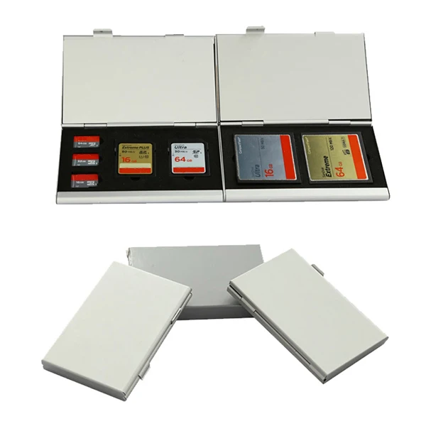 

Memory Card Box 2xCF 2xSD 3xMicro SD Card Holder Card Case
