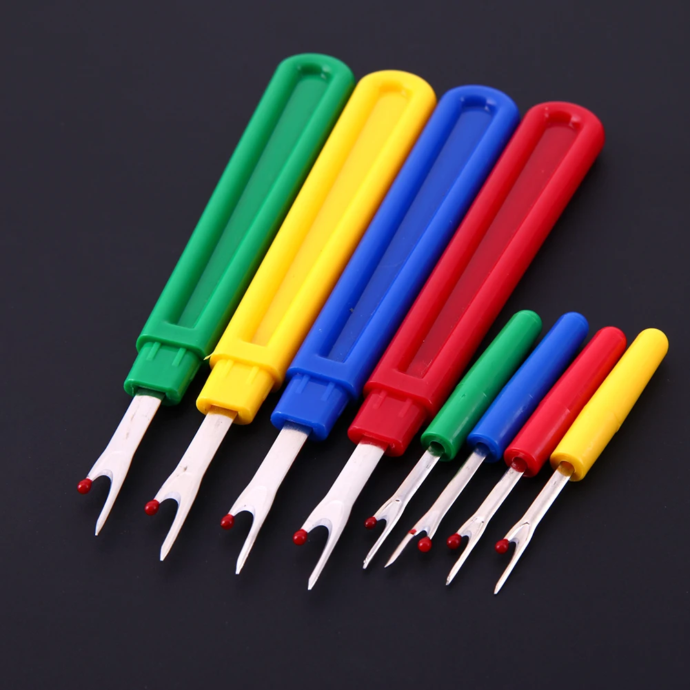 8pcs/set Thread Cutter Seam Ripper Stitch Unpicker Sewing Tool Plastic