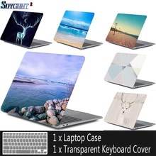 Чехол с новым рисунком для ноутбука Apple MacBook Air Pro retina 11 12 13 15 15,4 для mac 13,3 дюймов с сенсорной панелью+ подарок