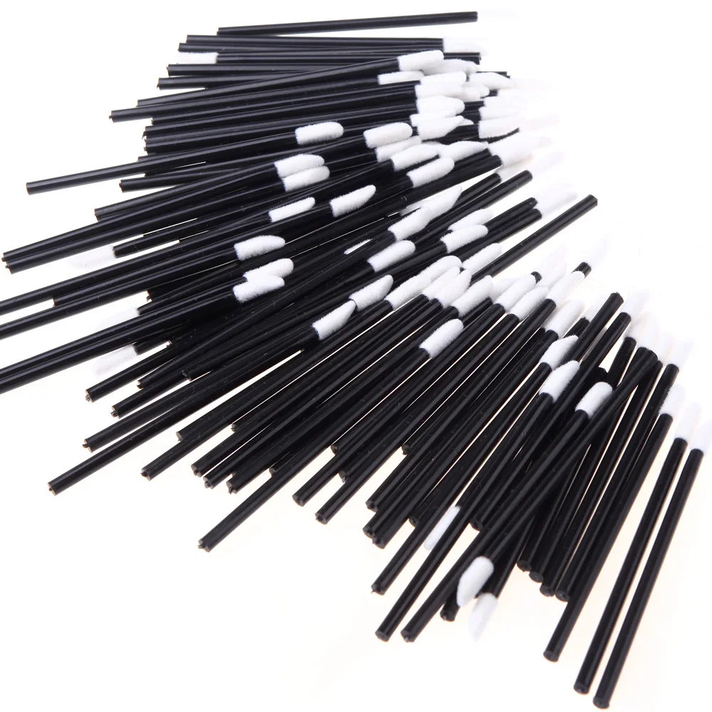 

100Pcs/set Disposable Lip Brushes Soft Makeup Brush for Lipstick Lip Gloss Wand Applicator Make Up Cosmetic Lipbrush Beauty Tool