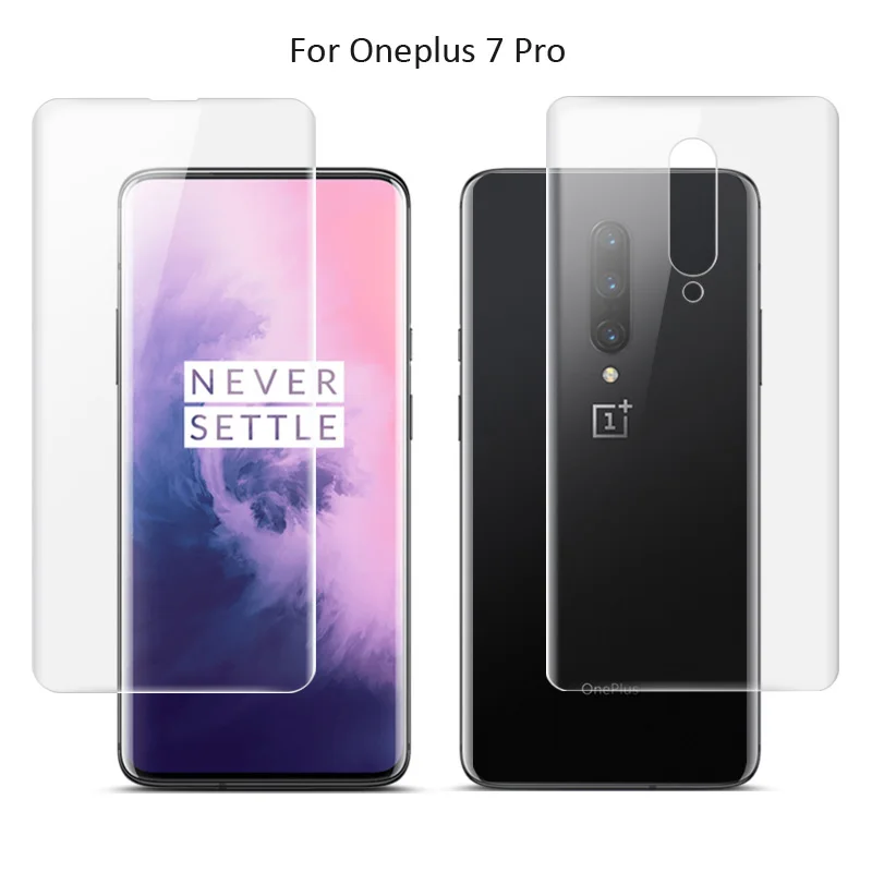 Imak Гидрогелевая пленка 3 III для Oneplus 7 Pro 6T 6 задняя Передняя Задняя Защитная Прозрачная Олеофобная пленка