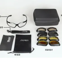 Daisy C5, солнцезащитные очки для пустыни, 4 линзы, очки, тактические, для пеших прогулок, для верховой езды, защита глаз, для страйкбола, UV400, очки