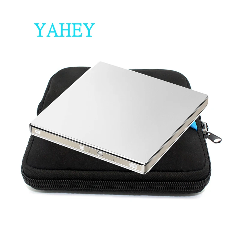

External USB 3.0 DVD Drive CD RW,DVD RW,DVDRW,Slim 8xDL USB DVD-rom raed DVD Burner for Windows 7/8/10 MAC OS linux +drive bag