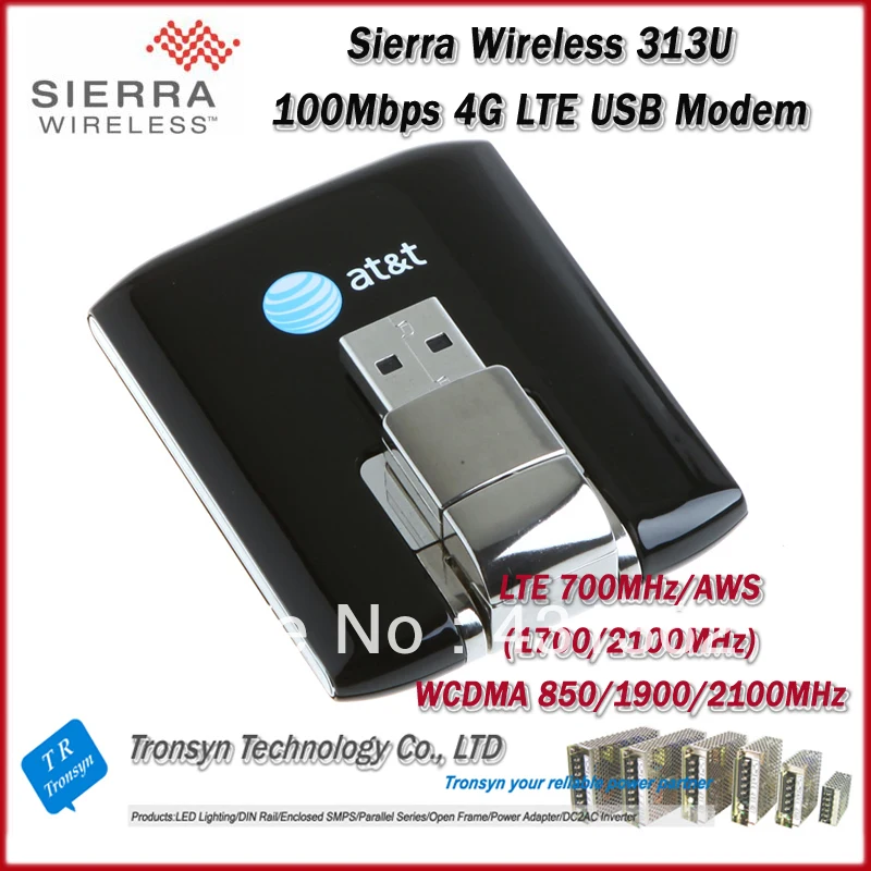 Лидер продаж оригинальный разблокировать 100 Мбит Sierra Беспроводной AirCard 313u 4 г LTE usb-модем и 4 г LTE USB Dongle поддержка LTE FDD AWS/700 мГц