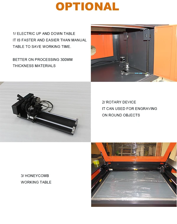 RECI Лазерный Гравировальный Станок с ЧПУ для ткани 60 Вт/80 Вт опционально