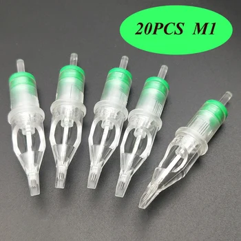 

Qink 20pcs Tattoo Needles Revolution Cartridge Needle 5/7/9/11/13/15 M1 Disposable Semi-Permanent Makeup Tools for Pen Machine
