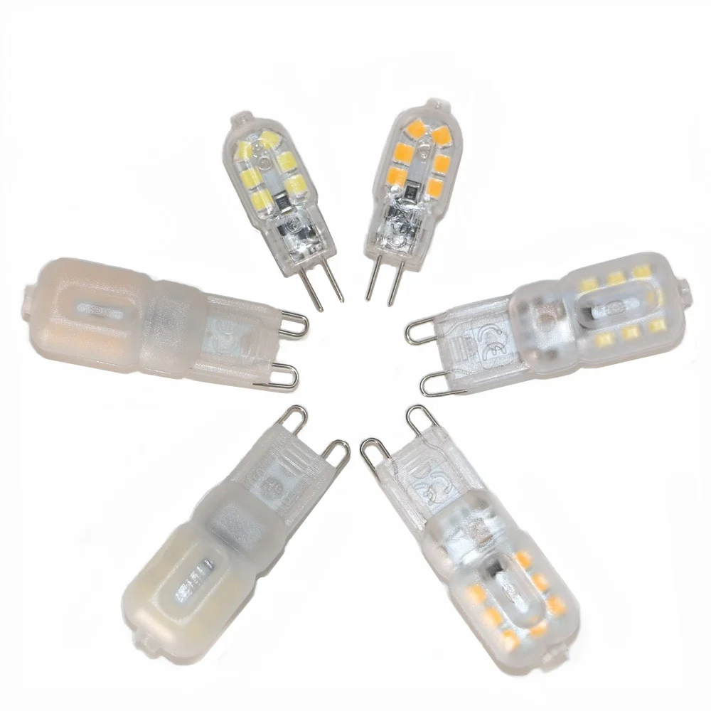 3W/5W G4 G9 LED Lamp Mini LED Bulb AC 220V DC 12V SMD2835 Spotlight Chandelier Lighting Brighter than Replace Halogen Lamps
