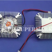 Free shipping !  Aluminum Heatsink with fan for 5W/10W LED light Cooling Cooler DC12V