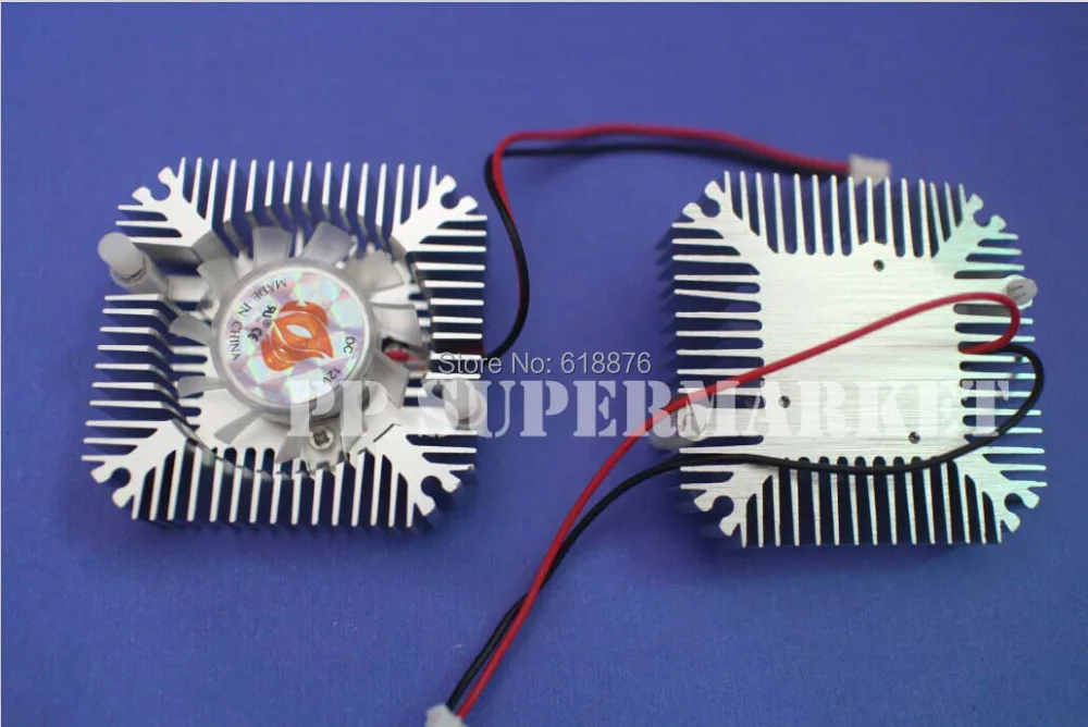 Бесплатная доставка! Алюминиевый радиатор с вентилятором для 5 Вт/10 Вт LED