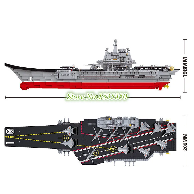 Sluban-1-450-Aircraft-carrier-Antisubmarine-helicopters-Stealth-aircrafts-fighter-planes-building-blocks-action-fige-toys