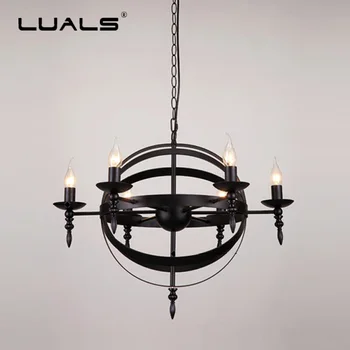

Nordic Suspension Luminaire Loft Luminaire Iron Vintage Hanging Lamps For Dining Room Led Lights Industrial Retro Light Fixtures