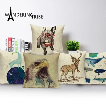 

2018 New marine style decoration home sofa cushions custom cushion animal throw pillow outdoor decorative cushions 45*45cm