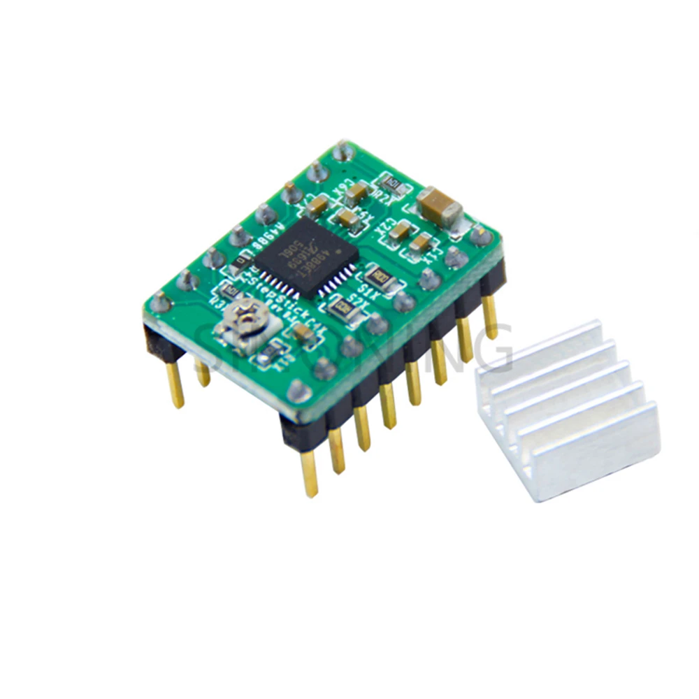 

1pcs Reprap Stepper Driver A4988 Stepper Motor Driver Module with Heatsink