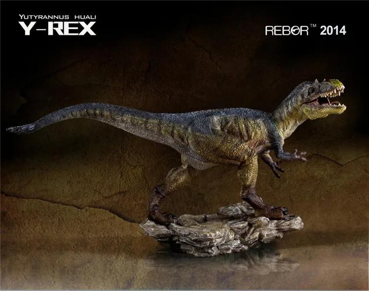 Ребор 1:35 Палеонтология Yutyrannus Hual Y REX Deluxe Pack Коллекционное издание Фигурка