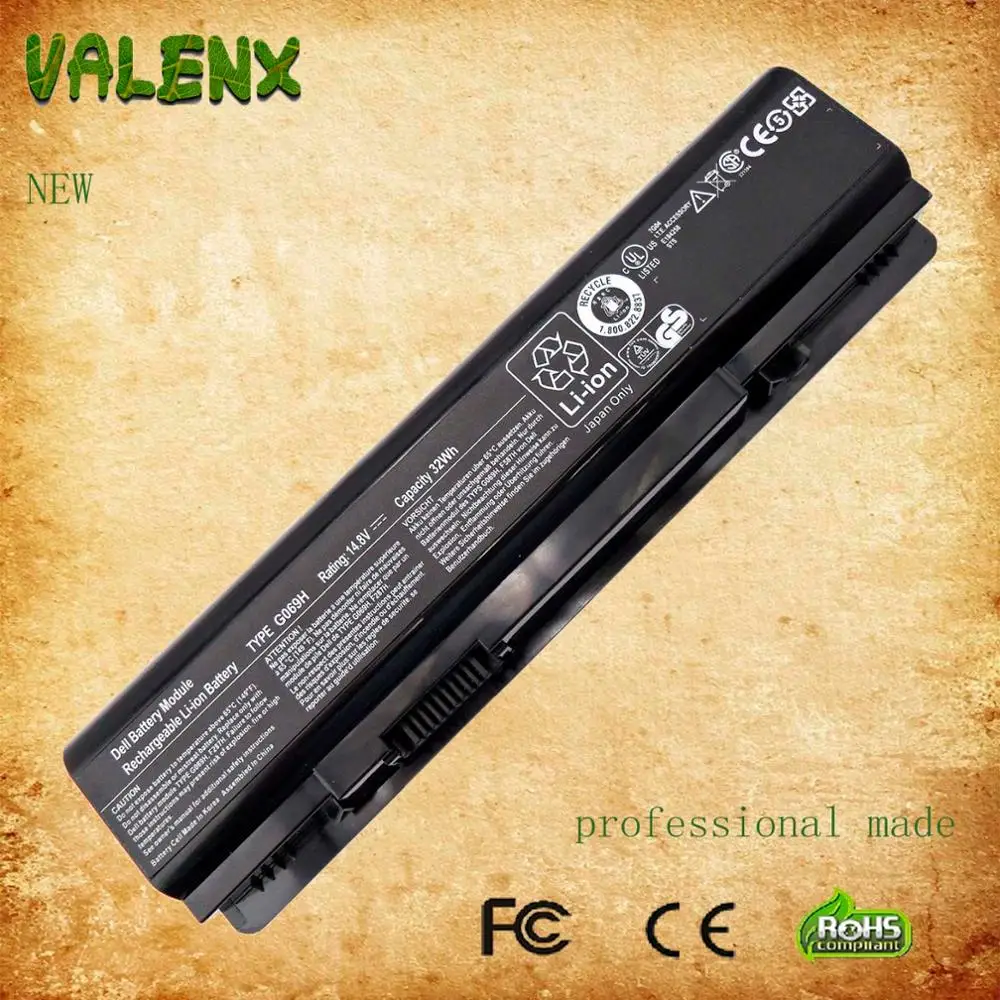 Скидка Новый 4 клетки 14,8 V ноутбук Батарея для Dell Vostro A840 A860 A860N 1014 1015 серии F287H G069H F286H F287F R988H