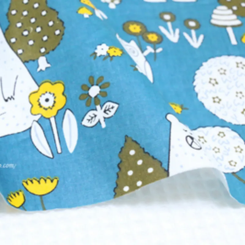 50*40 см с принтом медведя, новая детская саржевая хлопковая ткань ...