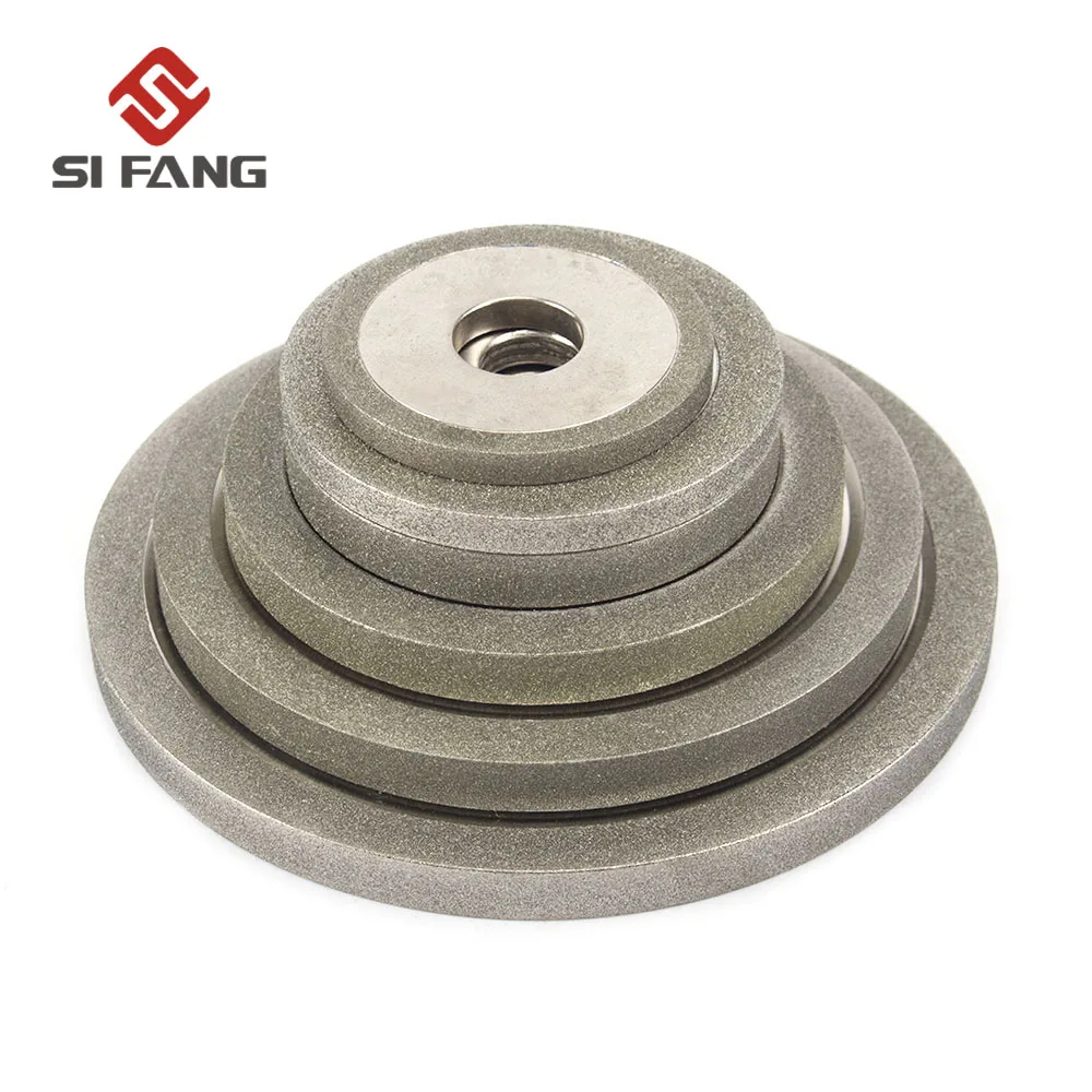 3/4/5/6inch Electroplated Flat Diamond Grinding Wheel For Metal Milling diamond disc sharpening Accessories 100/150/180#