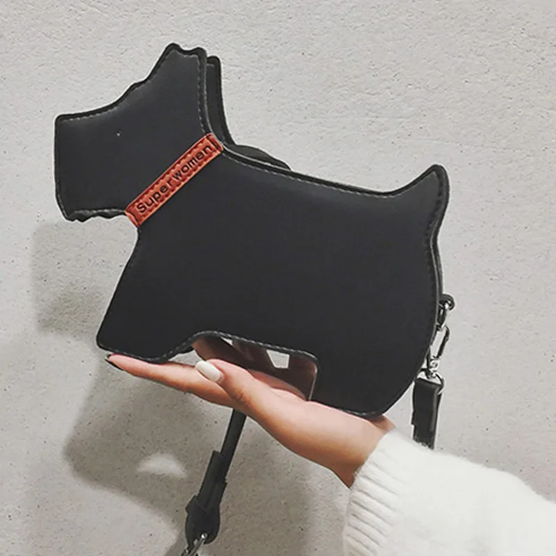 

Hot Kawaii Animal bag Creative 3D DOG Donkey Horse Female Shoulder Bag women messenger Bags travel bag mochila bolsos mujer sac