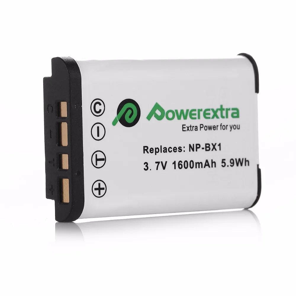 Powerextra 1600mah Npbx1 Replacement 3.7v Battery For Sony Cybershot