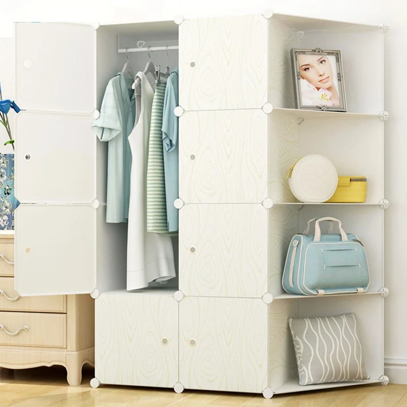 Hot DIY Closet Magic Piece Plastic Wardrobe Storage Simple