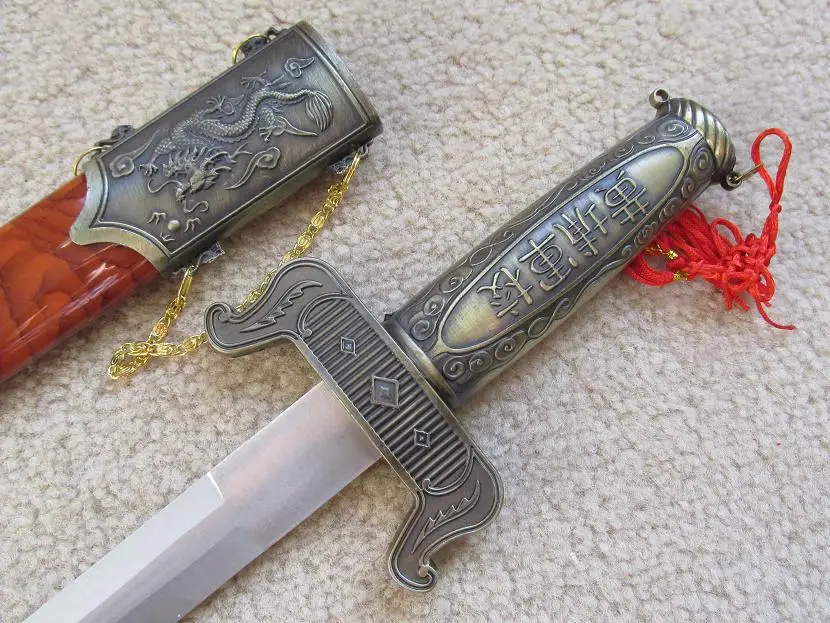 S0065 нож HUANG PU WHAMPOA Военный 14&quot|pu sword|sword swordsword knife |