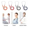 Double-sided Stethoscope Single Tube Doctors Nurse Professional Cardiology Stethoscope Aluminium Alloy Chestpiece medical device ► Photo 2/6