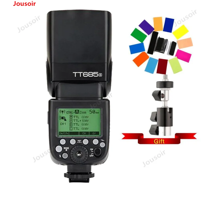 Godox TT685S DSLR A6300 A99 A58 6000L 2,4G HSS ttl GN60 Камера флэш-TT685O TT685N TT685F CD50 T03