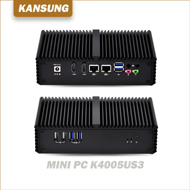 Special Price Cheap Low Cost Brand New Types Of Mini Desktop Core i3 4005U Dual Core Processor 12V Fanless Win 10 Mini Server Computer  Pc X86