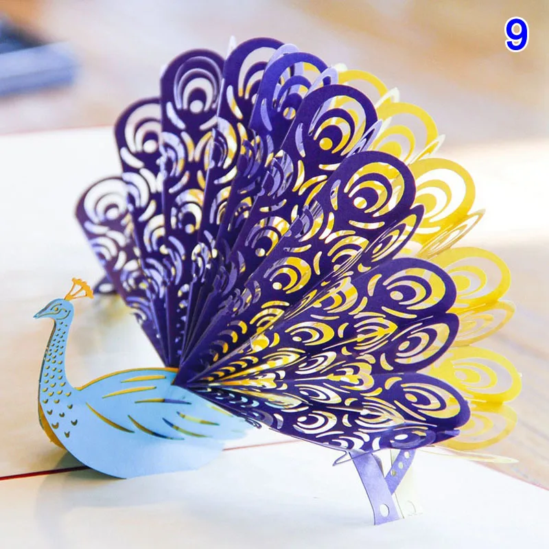  Handmade Birthday Greeting Card 3D Birthday Wedding Party Invitation Cards DC120 - 33007051529