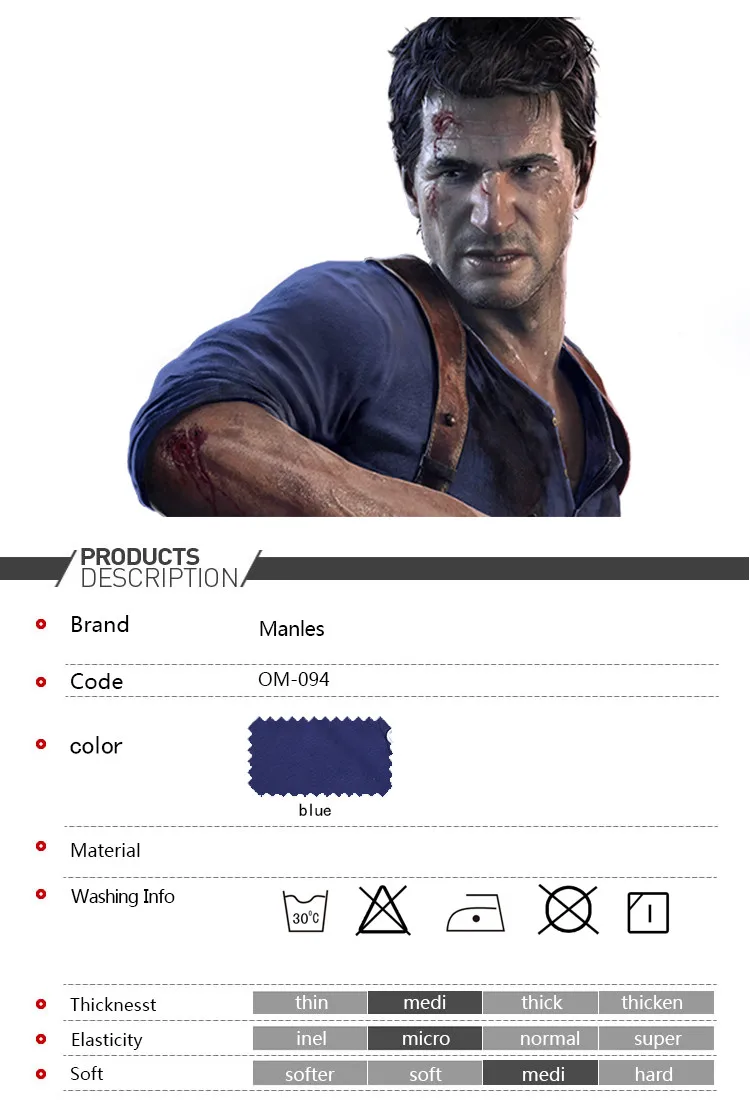 Ps4 игры Uncharted 4 конец вор Натан Дрейк Для Мужчин's Брюки Ремни карнавал, Хэллоуин праздничная одежда индивидуальный заказ для взрослых