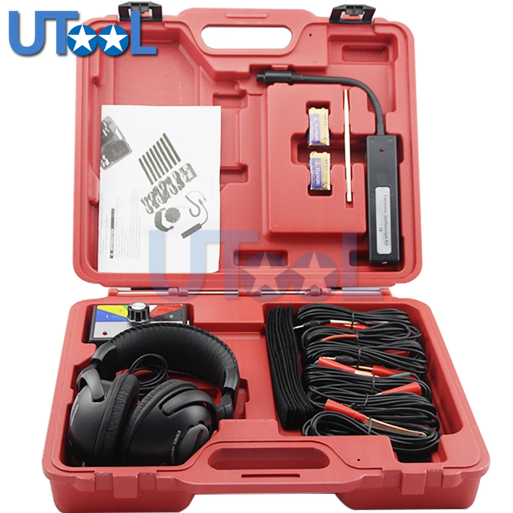 

High Quality Combination Electronic Stethoscope Kit Auto Car Mechanic Noise Diagnostic Tool Six Channel