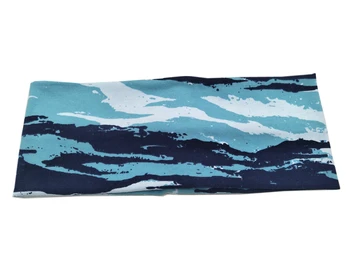 

P171129 Fashion stretchy NEW ocean Tie-dye cottton hair accessory hair band warmth headbands for women design custom
