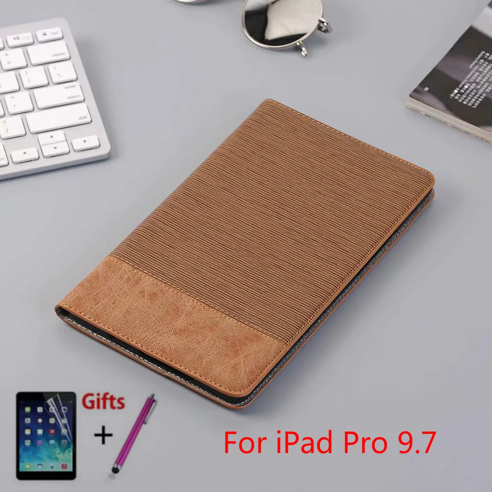 

Case for Apple IPad Pro 9.7 Inch Slim Flip Stand Case Cover for For IPad Pro 9.7 A1673 A1674 A1675 high quatity funda case+ Gift