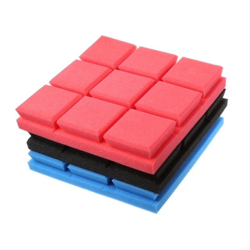 

YIKAA 30x30x5cm Soundproofing Foam Studio Acoustic Sound Treatment Absorption Wedge Tile Sound Insulation Sponge