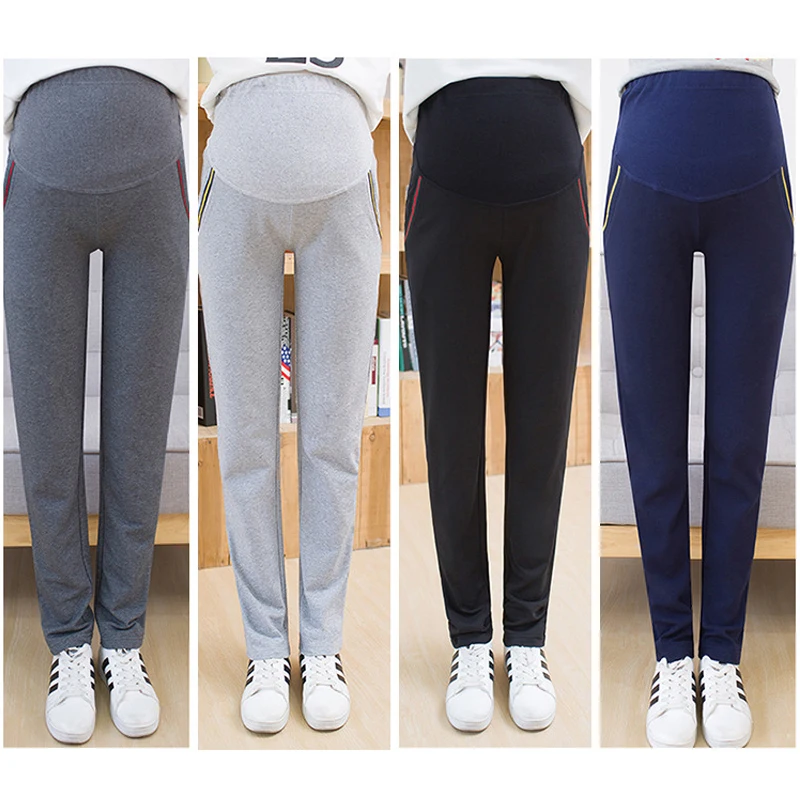 Spring Thick Maternity Pants Outer Wear Trousers for Pregnant Women 100